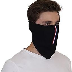 SOUL eTHICS Men Premium Cotton Breathable,Stretchable Rider Face Mask For Winter,Dust,Cold,Protection,Bike Riding,Helmet Cap,And All Other Outdoor Activities (Half Rider Face Mask),Black,For Unisex-image-9