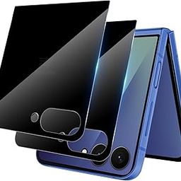 WonRia® Pack 1 - Privacy Back Screen Tempered Glass For Samsung Galaxy Z Flip 7 5G Screen Guard Protector | Anti-Spy | Case Friendly | 9H Ultra - Installation Kit-image-83