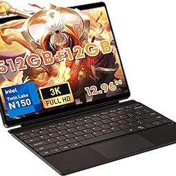 CHUWI 2024 Hi10 Max 2 in 1 Tablet, 12.96" Windows 11 Touchscreen Tablet with Keyboard, 512GB SSD 12GB LPDDR5 RAM,Intel N100(up to 3.4GHz),3K FHD IPS,WiFi 6,Bluetooth 5.2,Dual Camera,HDMI,Type C,USB3.2-picture-14