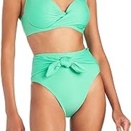 Women's Standard 2-Piece Swimsuit: Twisted D-Bra Top with High Waist Bikini Bottom-image-30