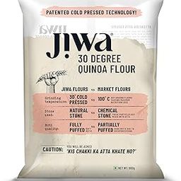 JIWA healthy by nature Organic Quinoa Flour | Soft Fluffy Rotis | Protein Rich Chakki Ground Atta | Indian Origin | Certified Organic & Gluten Free | 100% Natural | 900 g-image-22
