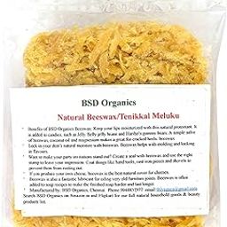 BSD Organics Natural Granules/Pellet Beeswax/Tenikkal Meluku/Mom for skin care, Lip Balm, Moisturizer, candies and more - 200 grams-13