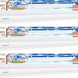 PRABHA LED TUBE LIGHT 12V DC, WARM WHITE-YELLOW,1 FEET WORKS ON ANY 12V BATTERY & SOLAR PANEL, IDEAL FOR GENERAL LIGHTING IN HOTELS, RESTURANTS, SHOPES, OFFICES & HOMES. (8W-1FEET, 3)-11