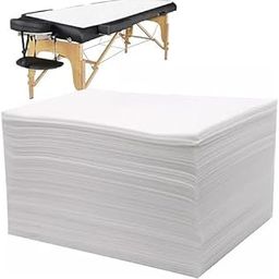 Dispo-Fi 30 GSM Disposable Bed Sheets for Spa, Clinic, Travel, Salon, and Hotel White Polypropylene Massage Sheet for Hospital - 32" x 72" inches (Pack Size of 10,20,30,40,50,60,100) (50)-image-58