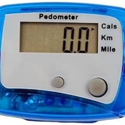 B Baosity 3X Pedometer for Walking Counters Clip on Calorie Distance Counting Walk Motion Portable Step for Men Women Outdoor Sports Hiking, 4.8cmx3.5cmx2.2cm, blue-11