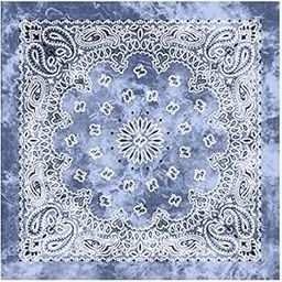 Tie Dye Novelty Gradient Classic Paisley Bandana Handkerchief, Facemask, Scarf, Headcover - Unisex-image-29