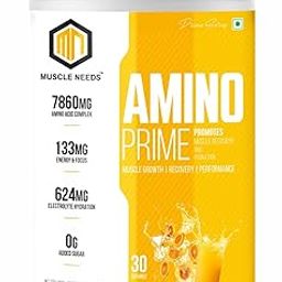 Muscle Needs Amino Energy Powder with Green Tea Extract & BCAA - 30 Servings - Amino Acids to Boost Hydration, Improve Overall Performance, and Enhance Energy & Focus (300g, Orange)-image-63