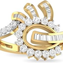 pc jeweller The Sage 18KT Yellow Gold & Diamond Rings-picture-0