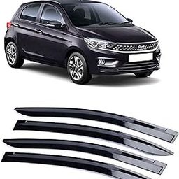 Empica Plastic Car Window Door Visor Rain Guard Side Wind Deflector Compatible with Tata Tiago (Set of 4)-32