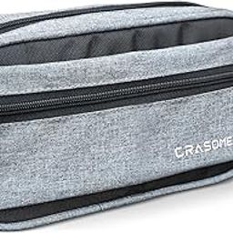 Laptop Charger Pouch, Travel Organizer Pouch, Gadget Charger Pouch for Mouse, USB, Charger, Cables, Power Bank, Dongle,Hard Disk, (CP3-Grey)-18