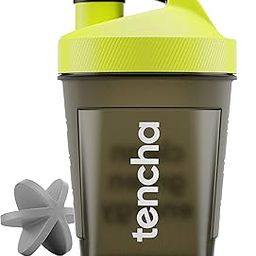 Tencha Plastic Gym Shaker With Mixer Ball | Shaker For Pre-Post Workout & Protein Shake | Leak Proof | 100% Reusable | Bpa Free (Pack Of One), 300 ML, Multicolor-image-76