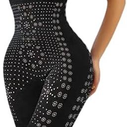 4-in-1 Shaper - Tummy, Back, Thighs, HIPS - Black/Efffective Seamless Tummy Tucker Shapewear Body Shaper Best While/for Gym Yoga Exercise Dance-image-81