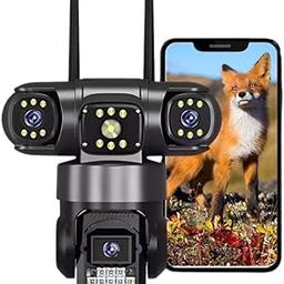 OneXsale V380 Pro 6MP Wireless PTZ Outdoor Security Camera | Triple Lens | 4G SIM & WiFi | Night Vision | 2-Way Audio | IP66 Waterproof | Pan Tilt CCTV for Indoor & Outdoor Use-10