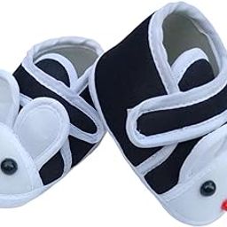 First Walking Shoes for Newborn Baby Boys Girls Unisex Booties Size 0-6 Month Multicolor-image-51