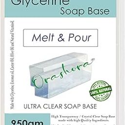 Transparent Glycerine Melt and Pour Soap Base DIY Handmade Soap Raw Material Best For Soap Making (Paraben and Sulphate Free) - 950GM-image-8