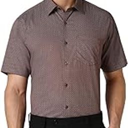 Formal Printed Shirt for Men| Premium Cotton| Half Sleeves| Slim Fit |Breathable Fabric-image-61
