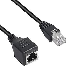 fdealz [ 1 Meter ] RJ45 Male to Female Extension Cable, RJ45 Ethernet Extension Cable, LAN Cable Extender RJ45 Network Patch Cord for Router Modem Smart TV PC Computer Laptop, 100 CM-picture-16