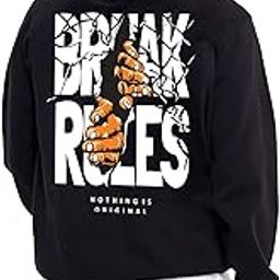 Benny Brooks Mens Black Color Graphic Printed Hooded Sweatshirt- Hooded for Mens Anime-image-89