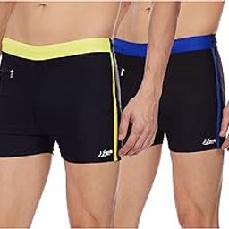 Mens Costume Is-010 Size 2Xl Black/Yellow With Is-010 Size 2Xl Black/Blue Pack Of 2 And Swimming Goggles Is-501-image-80