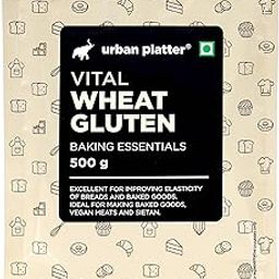 Urban Platter Vital Wheat Gluten, 500g (High-Protein Baking Essential | Key Ingredient for Seitan | Adds Elasticity & Structure | Ideal for Breads)-image-66