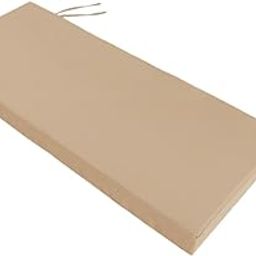 VELURA Garden Bench Cushion 8 cm Thick Soft Bench Pad for Lounger Porch Swing Couch Khaki|1 Artificial Faux Landscape Rock|Cushions & Pads| Yard, Garden & Outdoor Living-image-67