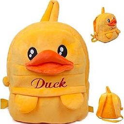 Blue Tree Velvet Kids School/Nursery/Picnic/Carry/Travelling Bag (2 to 5 Age, Best Duck, Yellow),ABS Plastic,Pack of 1-image-40
