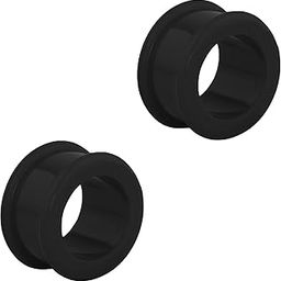 Set of 5/8 Inch Ultra Soft Comfort Fit Silicone Ear Gauges, 16mm Flat Double Flared Tunnel Plug Earrings-image-57