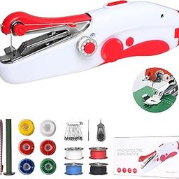 Hand Sewing Machine, Portable Mini Electric Sewing Machine for Adults, Quick Stitch Suitable for Fabrics, Clothes, Travel at Home-image-86