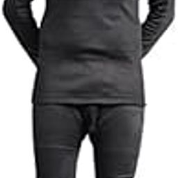 Winter Wear Men's Poly Cotton Thermal Set -M(Round Neck Upper/Top + Lower/Trouser) Set of 01(VAR-58) Charcoal-image-76