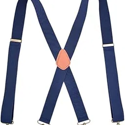 yashidun Men's Adjustable Elastic Suspenders with 4 Metal Clips Hook Clip Braces-picture-3