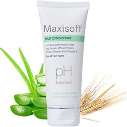 Maxisoft Hair Conditioner |Healthy & Silky Smooth|Repairs Dry, Frizzy and Damage |Sulphate & Paraben Free| Women & Men|100 ml (Pack of 1)-image-3