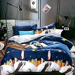 Kitch Deco™ Glace Cotton Single Bed Reversable Babies & Kids Comforter/Dohar/Quilt,200 GSM(Size-60x90 Inches) (Rockets)-image-87