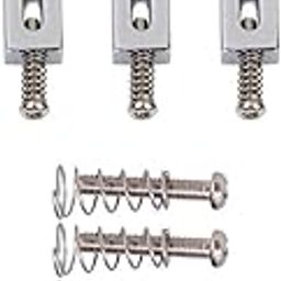 CALANDIS™ 12 Pieces Electric Guitar Bass Bridge Tailpiece Saddles Screws w/Springs | Saddles | Guitar Parts | Parts & Accessories | Guitars & Basses-image-93