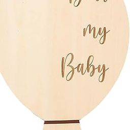 UJEAVETTE® Wooden Milestone Baby Wooden Balloon Milestone for Toddlers Children Newborn 9pcs-image-68