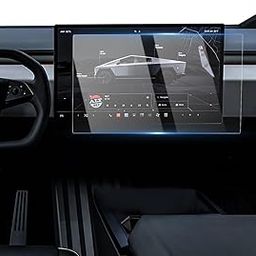 Karltys Screen Protector for 2024 Tesla Cybertruck Accessories, 18.5 Inch Touchscreen Tempered Glass Screen Protector for 2024 Cybertruck, Car Radio Screen Cover, Anti-Glare Anti Fingerprint-16