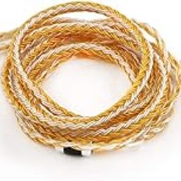 UBERSWEET® Tripowin Zonie 16 Core Silver Plated Cable SPC Earphone Cable (QDC-4.4mm, Gold)-image-44