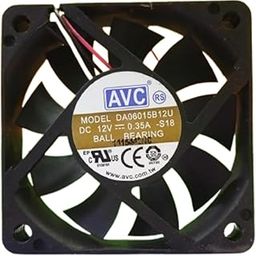 ESHMEET Lighting Hub AVC DA06015B12U Axial Fan 12V=0.35A DC Brushless Cooling Fan 5500 RPM 60 * 60 * 15mm 3-Wire-image-9
