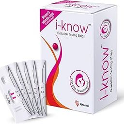 i Know Ovulation Test Kit for Women Planning Pregnancy by Piramal Pharma | Fertility Test Kit for Accurate Results In 5 Mins | Identifies 5 Most Fertile Days to Conceive | 5 Test Strips x Pack of 1-31