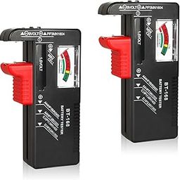 2Pcs Battery Tester Checker, Universal Battery Checker Model BT-168for AA AAA C D 9V 1.5V Button Cell Batteries Smal Electrical Equipment (Requires No Battery for Operating)-7
