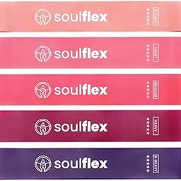 Soulflex Imported Resistance Band | Mini Loop Band for Exercise | Stretch Exercise Band for Glutes | Thera Band for Fitness, Training & Strength & Conditioning (Set of 5 - Vibe Edition)-image-7