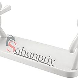 sahanpriy Plastic Kitchen Floating Shelf,Wall-Mounted,Self-Adhesive for Storage & Organising,Space-Saving,Durable,and No Drilling Required,Ideal Organizer for Toiletries or Small Items,Man Pack of 1-image-6