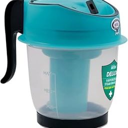 Steamer for Cold with Double Protection Wall, Vaporizer Steamer for Cough and Cold, Facial Care, Face Steamer for Facial; Separate Water Storage Jar, Detachable, Easy Clean, Durable, Color: Sky Blue, Pack of 1-51