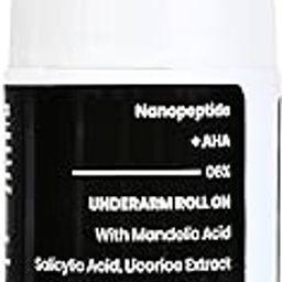 Afterthought 6% Nanopeptide + AHA Underarm Roll-On | Controls Odour and Fades Darkness | Fragrance Free | Made for Men & Women | For All Skin Types | 50 ml-image-73