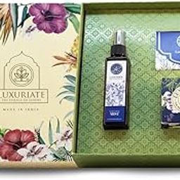 LUXURIATE Lavender Skin Care Gift Set Box 3PC - Soap, Cream, Face Mist Gift for Sister | Gift for Diwali | Gift for Wedding | Gift for Women-image-80