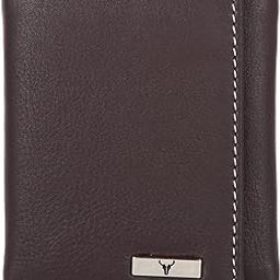 Black Leather Men's Wallet (NPH) (Brown)-24