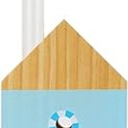Respicefinem Wooden Pastoral Test Tube Glass Flower Inserter Small Desktop Decoration Adds Charm to Your Home with Rich Colors Exquisite Radian and Handcrafted Wooden Base (TT-04)-image-72