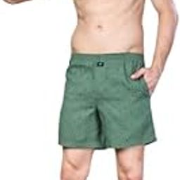 Cotton Men's Regular Fit Printed Boxer Shorts with Waistband-image-28