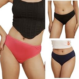 Women's Hipster High Coverage Panty - Micro Modal 2X Softer Than Cotton, Underwear Brief with Moisture Wicking Bamboo Gusset | Anti Chaffing & Breathable Innerwear-image-80