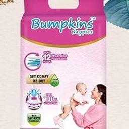 Bumpkins Nappies Baby Diaper Pants, Cotton Soft Material, Instant Dry Technology, Anti-Rash Protection, Small Sizes, 50 Pieces (L)-3