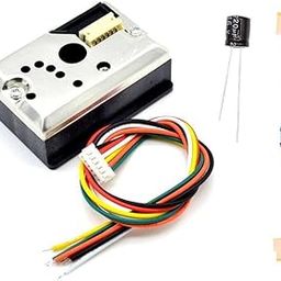PM2.5 Dust Smoke Particle Sensor Module GP2Y1014AUOF Air Quality Detector with Analog Output Low Power Consumption for Air Purifiers Fire Alarms Smart IoT Devices Robotics Projects-26